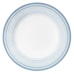 Asjetter>PORSGRUNDS PORSELÆNSFABRIK TALLERKEN FLAT 22 CM BLÅ - 4PK