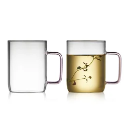 Krus>Lyngby Glas Torino Glasskrus 40cl Rosa 2pk