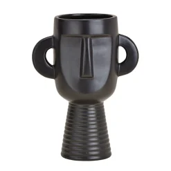 Dekor|Vaser>G.WURM Vase Keramikk 24cm Svart