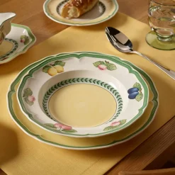 Dype Tallerkener>VILLEROY & BOCH French Garden Fleurence Dyp Tallerken 23cm