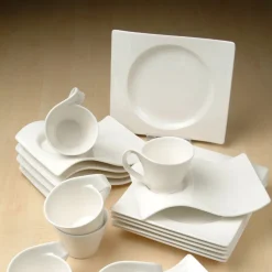 Tallerkener|Asjetter>VILLEROY & BOCH New Wave Frokosttallerken 24x22cm