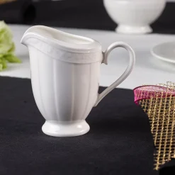 Mugger>VILLEROY & BOCH White Pearl Fløtemugge 25cl