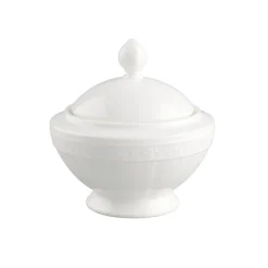 Skåler>VILLEROY & BOCH White Pearl Sukkerskål 35cl med Lokk
