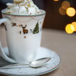 Kopper & Skåler|Kopper>WIK & WALSØE Wik & Walsøe Julemorgen Girlander Skål Til Krus 30cl