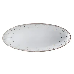 Fat>WIK & WALSØE Wik & Walsøe Julemorgen Girlander Ovalt Fat 41cm