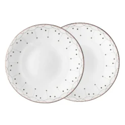 Tallerkener>WIK & WALSØE Wik & Walsøe Julemorgen Girlander Tallerken 28cm 2pk