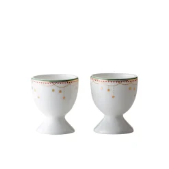 Eggeglass>WIK & WALSØE Wik & Walsøe Julemorgen Girlander Eggeglass 2pk