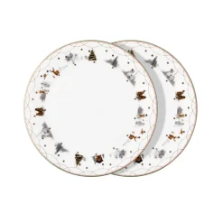 Tallerkener>WIK & WALSØE Wik & Walsøe Julemorgen Story Tallerken 25cm 2pk